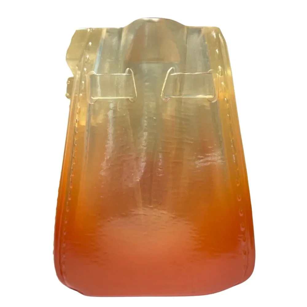 Nothing Personal Posterity Vase – Orange Transparent Birkin Inspo Design – NIB